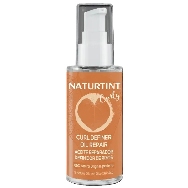 NATURTINT, Atstatomasis plaukų aliejus garbanotiems plaukams, 50 ml