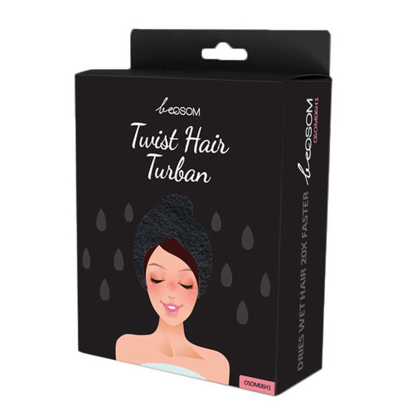 Be Osom Turbanas plaukams Black OSOM06H1 Be Osom Turbanas plaukams Black OSOM06H1