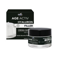 MATT AgeActiv Hyaluron Filler dieninis kremas veidui ir dekoltė, 50 ml MATT AgeActiv Hyaluron Filler dieninis kremas veidui ir dekoltė, 50 ml