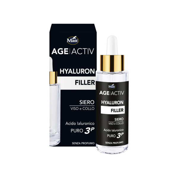 MATT AgeActiv Hyaluron Filler serumas veidui ir dekolte, MATT AgeActiv Hyaluron Filler serumas veidui ir dekolte,