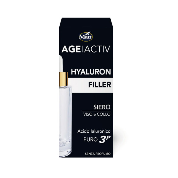 MATT AgeActiv Hyaluron Filler serumas veidui ir dekolte, MATT AgeActiv Hyaluron Filler serumas veidui ir dekolte,