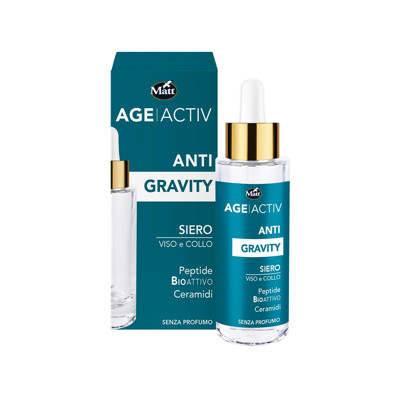 MATT AgeActiv Anti-Gravity serumas veidui ir dekoltė