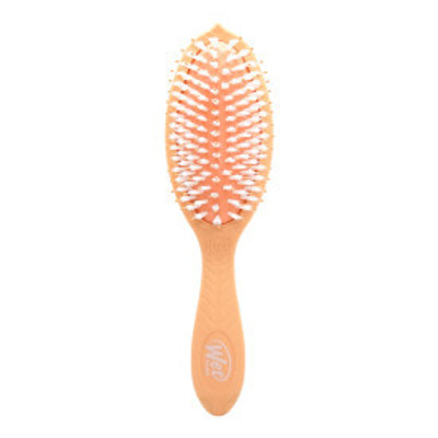 WETBRUSH GO GREEN TREATMENT AND SHINE plaukų šepetys su sintetiniais šereliais, oranžinis