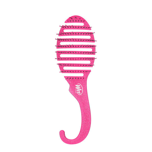 WETBRUSH RETAIL FLEX DRY plaukų šepetys šlapiems plaukams, Pink Glitter WETBRUSH RETAIL FLEX DRY plaukų šepetys šlapiems plaukams, Pink Glitter