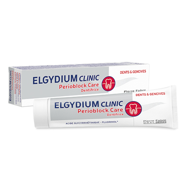 ELGYDIUM CLINIC PERIOBLOCK CARE, dantų pasta gelis, dantų ir dantenų apsaugai, 75ml, 1 vnt. paveikslėlis