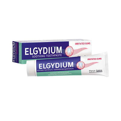 ELGYDIUM IRRITATED GUMS, dantų pasta jautrioms dantenoms, 75ml, 1 vnt. paveikslėlis