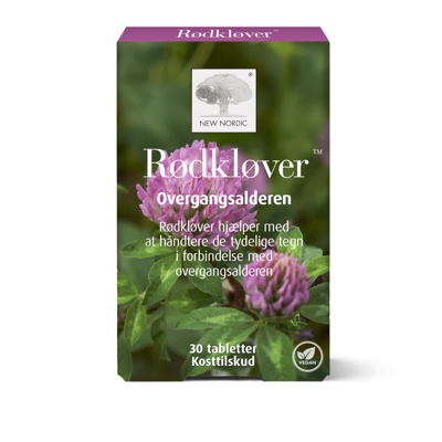 NEW NORDIC Raudonųjų dobilų ekstraktas Redklover, 30 tablečių paveikslėlis