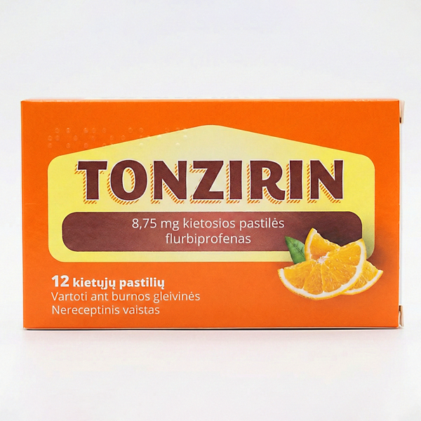 Tonzirin 8.75 mg kietosios pastilės, N12 paveikslėlis
