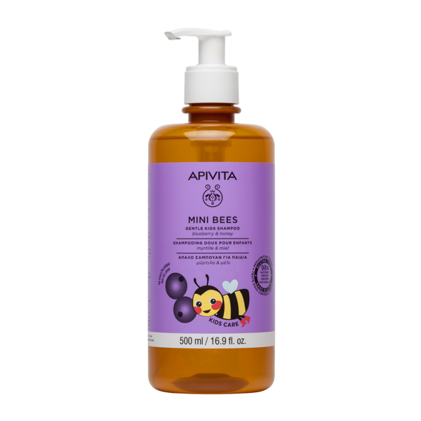 APIVITA, KIDS BLUBERRY&HONEY, šampūnas, 500ml, 1 vnt. paveikslėlis