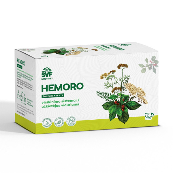 ACORUS HEMORO, 1,5 g, žolelių arbata, 24 vnt. paveikslėlis