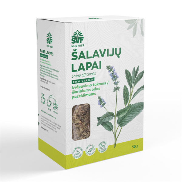 ACORUS, ŠALAVIJŲ LAPAI, žolelių arbata, 50 g paveikslėlis