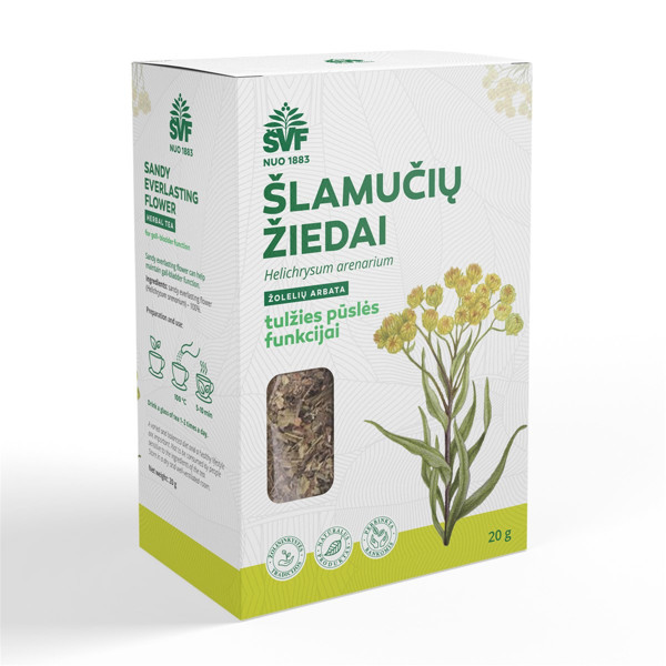 ACORUS, ŠLAMUČIŲ ŽIEDAI, žolelių arbata, 20 g paveikslėlis