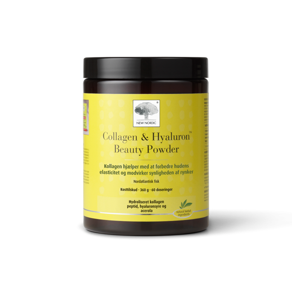 NEW NORDIC COLLAGEN & HYALURON BEAUTY POWDER, maisto papildas, 360g paveikslėlis