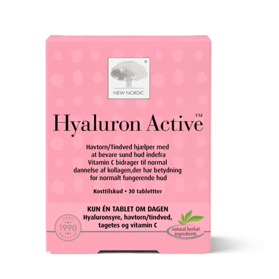 NEW NORDIC SKIN CARE HYALURON ACTIVE, 30 tablečių  paveikslėlis