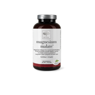 NEW NORDIC MAGNESIUM MALATE, 90 kapsulių paveikslėlis