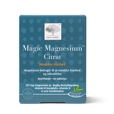 NEW NORDIC MAGIC MAGNESIUM CITRAT, 60 tablečių paveikslėlis