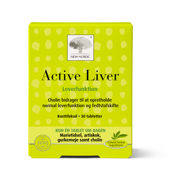 NEW NORDIC ACTIVE LIVER, 30 tablečių paveikslėlis