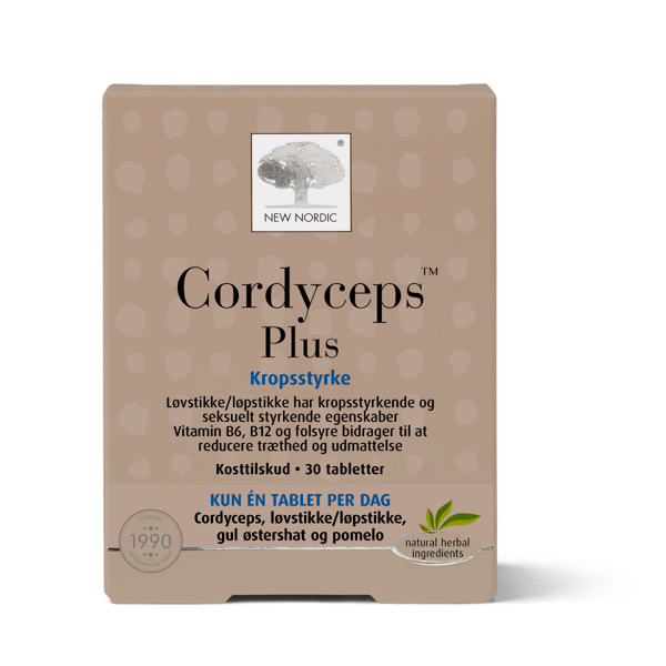 NEW NORDIC CORDYCEPS PLUS. 30 tablečių paveikslėlis