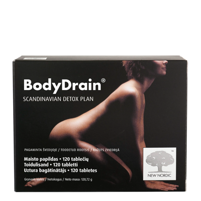 NEW NORDIC BODYDRAIN, 120 tablečių paveikslėlis