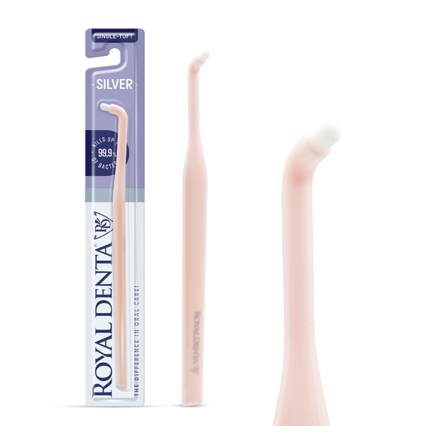 ROYAL DENTA, vieno danties šepetėlis su sidabru, 1 vnt. paveikslėlis ROYAL DENTA, vieno danties šepetėlis su sidabru, 1 vnt. paveikslėlis