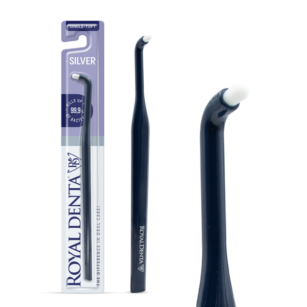 ROYAL DENTA, vieno danties šepetėlis su sidabru, 1 vnt. paveikslėlis ROYAL DENTA, vieno danties šepetėlis su sidabru, 1 vnt. paveikslėlis