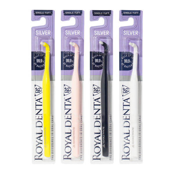 ROYAL DENTA, vieno danties šepetėlis su sidabru, 1 vnt. paveikslėlis ROYAL DENTA, vieno danties šepetėlis su sidabru, 1 vnt. paveikslėlis