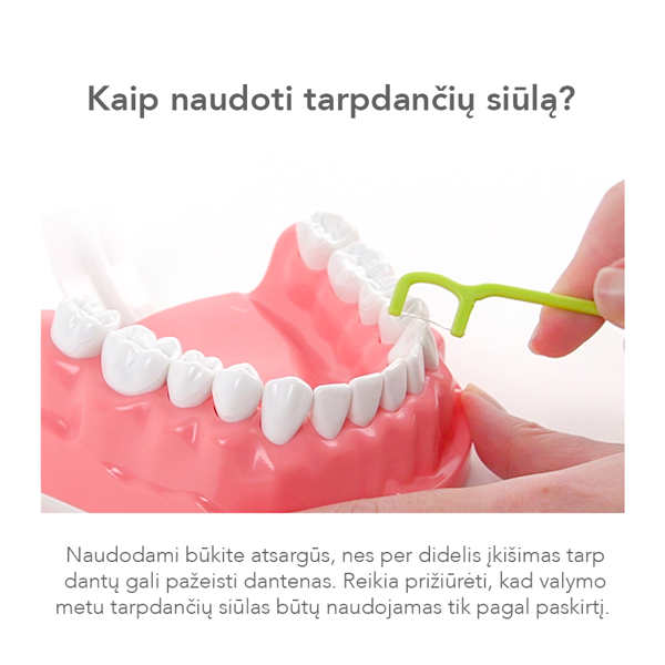 K-MOM Tarpdančių siūlas vaikams, 80 vnt., nuo 2 metų K-MOM Tarpdančių siūlas vaikams, 80 vnt., nuo 2 metų