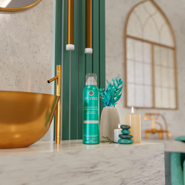 O'LYSEE dušo putos LE THE BLANC, 200 ml