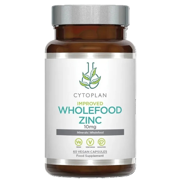 CYTOPLAN, Cinkas „Wholefood zinc“, 60 kaps. CYTOPLAN, Cinkas „Wholefood zinc“, 60 kaps.