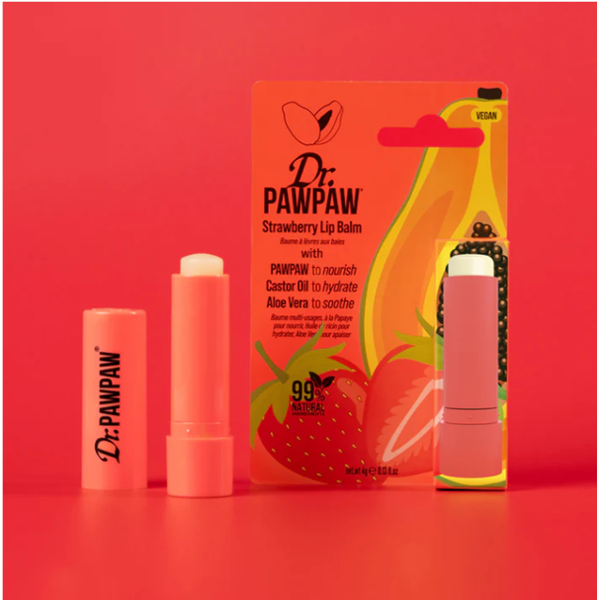 DR.PAWPAW lūpų pieštukas- balzamas STRAWBERRY, 4g