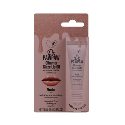 DR.PAWPAW lūpų aliejus GLIMMER GLAZE NUDE, 10ml