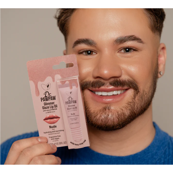 DR.PAWPAW lūpų aliejus GLIMMER GLAZE NUDE, 10ml