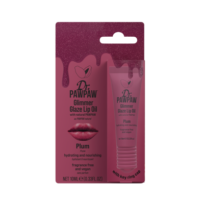 DR.PAWPAW lūpų aliejus GLIMMER GLAZE PLUM, 10ml
