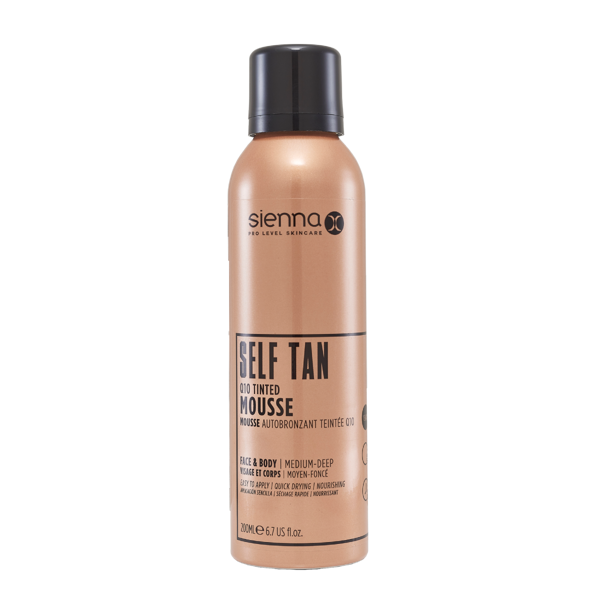 Sienna X savaiminio įdegio putos su atspalviu, Q10 SELF TAN, 200ml