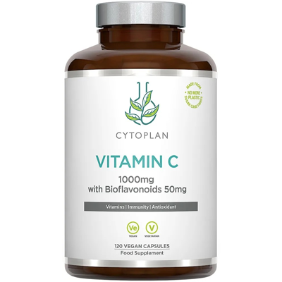 CYTOPLAN, Vitaminas C su bioflavonoidais, 120 kaps.