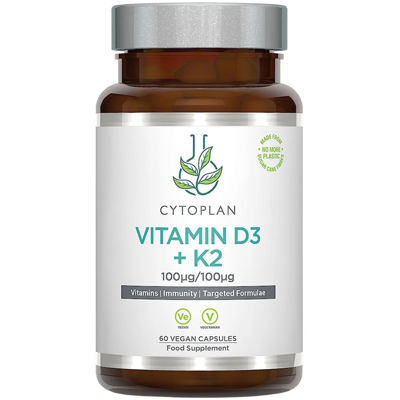 CYTOPLAN, Vitaminas D3 + K2, 4000 TV., 60 kaps.