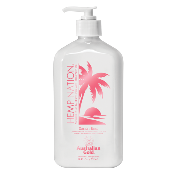 AUSTRALIAN GOLD drėkinamasis kremas  HEMP NATION SUNSET BLISS, 535 ml