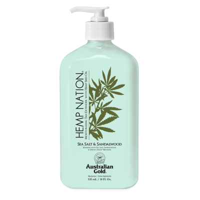 AUSTRALIAN GOLD kasdienis kūno kremas Hemp Nation Sea Salt & Sandalwood, 535ml