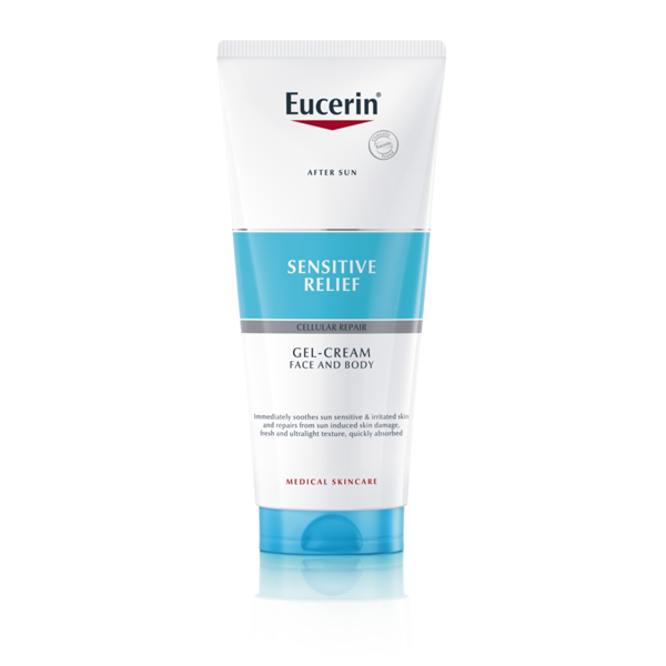 EUCERIN AFTER SUN SENSITIVE RELIEF, gelis-kremas po saulės, 1 vnt. paveikslėlis