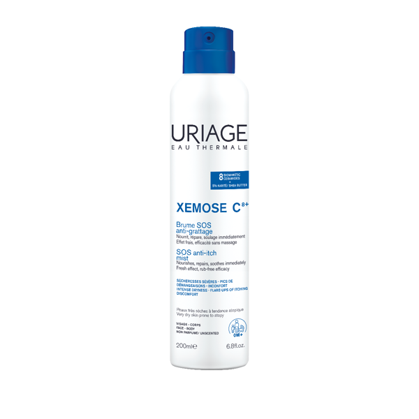URIAGE XEMOSE C8+ SOS, dulksna niežtinčiai odai, 200 ml paveikslėlis