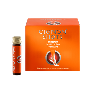 CIGNON SHOTS, raiščiams, sausgyslėms, fascijoms, N20 paveikslėlis