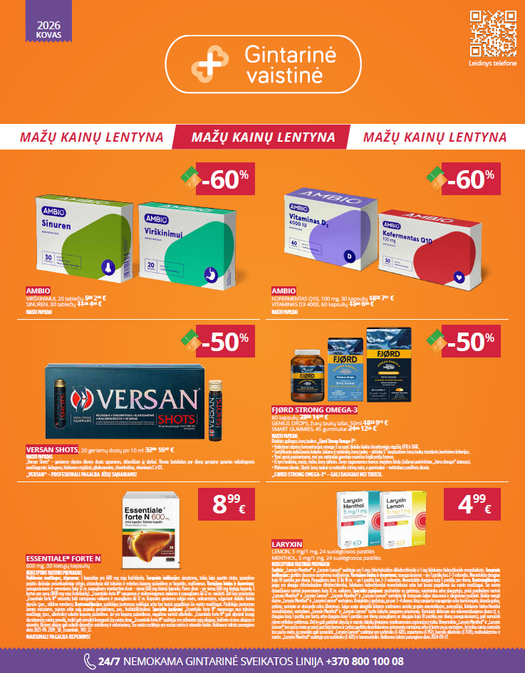 GINTARINĖS vaistinės kovo mėnesio leidinys