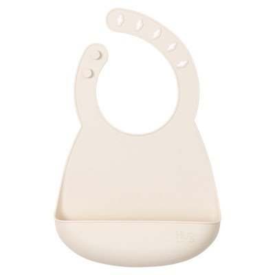 Mother-K HUG Silikoninis seilinukas, kreminis, nuo 4 mėn.