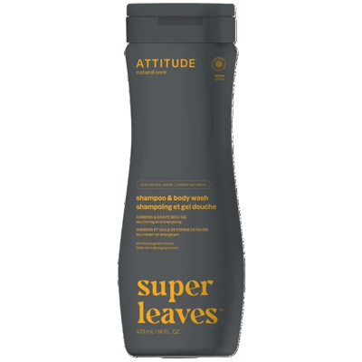 ATTITUDE, Šampūnas ir kūno prausiklis SPORT, 473 ml