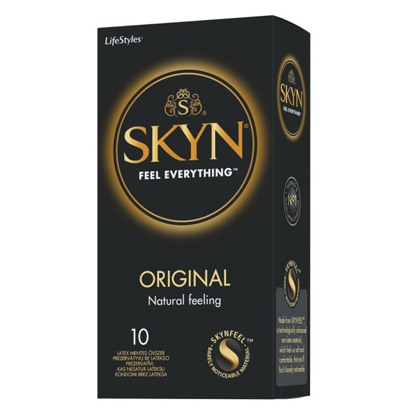 LIFESTYLES SKYN ORIGINAL, prezervatyvai, 10 vnt. paveikslėlis