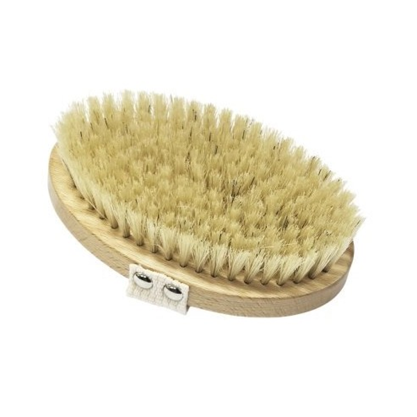 NUUM Dry exfoliating body brush vidutinio stiprumo masažinis kūno šepetys
