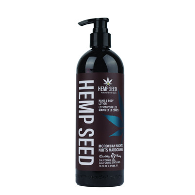HEMP SEED rankų ir kūno pienelis Marrocan Nights, 473 ml