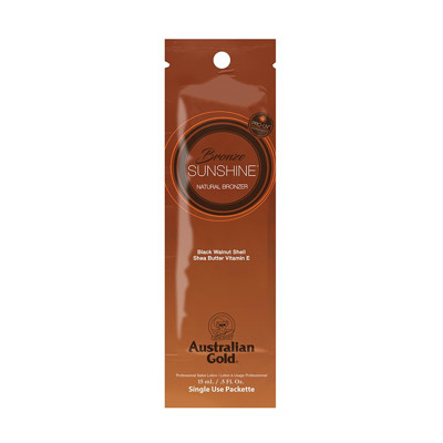 AUSTRALIAN GOLD įdegio kremas  BRONZE SUNSHINE, 15ml