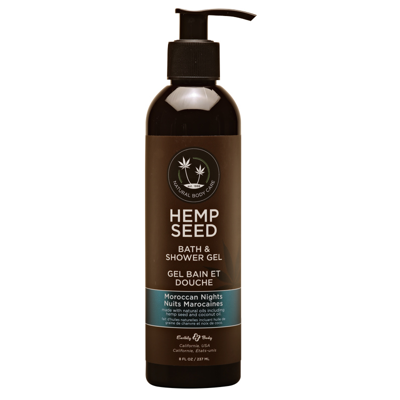HEMP SEED Bath & Shower Gel Maroccan Nights kūno prausiklis, 237ml