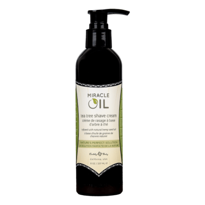 HEMP SEED Miracle Oil Tea Tree Shave Cream skutimosi kremas, 237ml